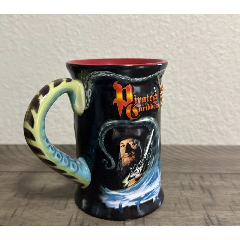 Rare Disney Pirates of the Caribbean Jack Sparrow Jerry Leigh 3D Tentacle Handle